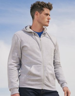 Heren hooded Sweater Sols Zip Stone
